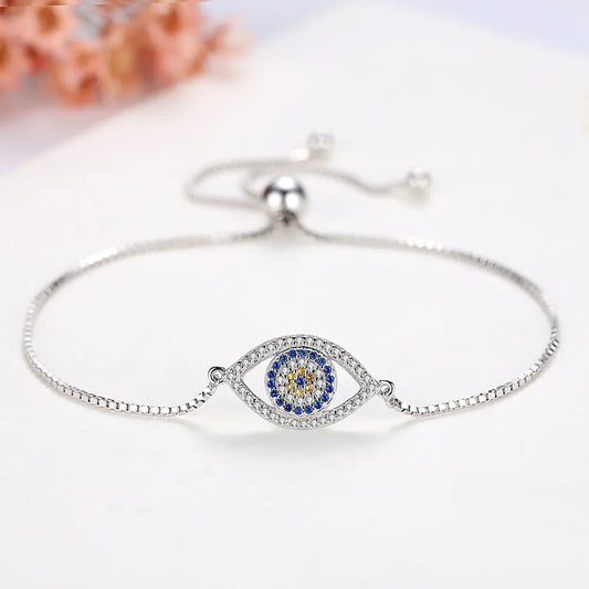 Evil Eye Bracelet with Diamonds