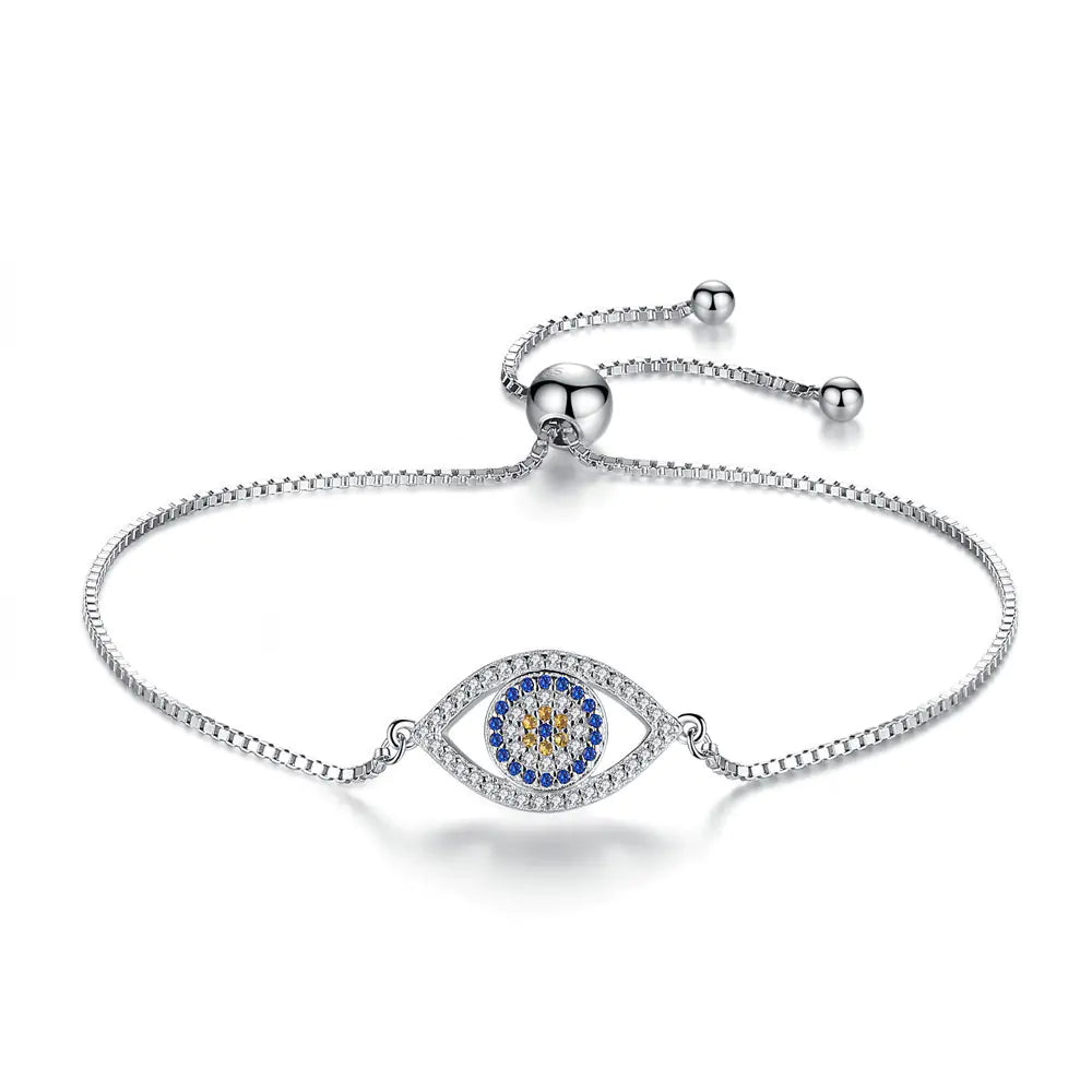 Evil Eye Bracelet with Diamonds