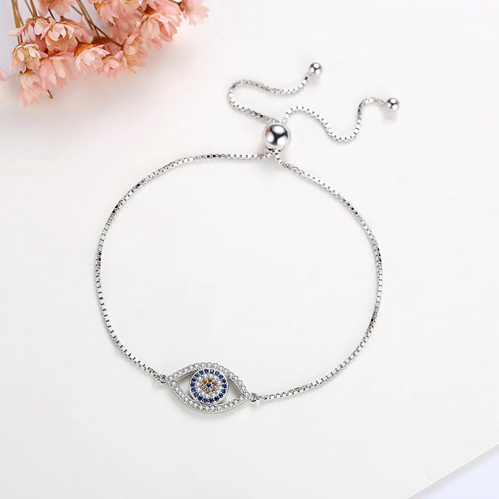 Evil Eye Bracelet with Diamonds